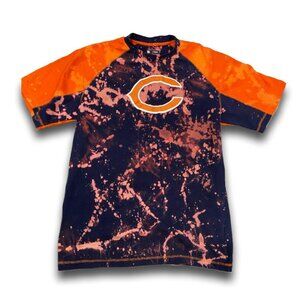 Acid Wash Chicago Bears T-shirt, Adult Mens Large, Reworked apparel, NFL Footbal